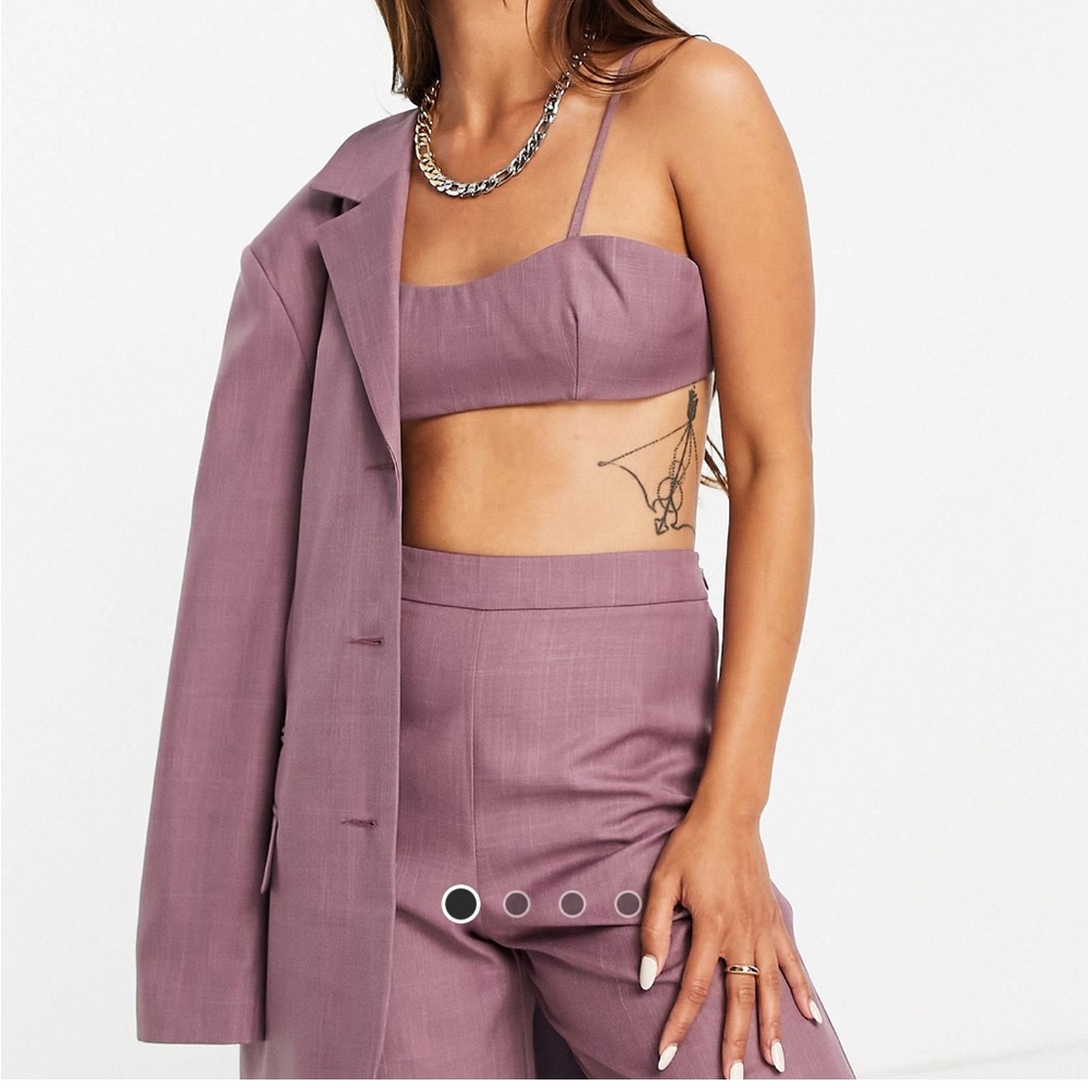 Topshop crop top (size: 6) - part of a set